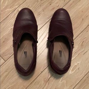 Clark’s leather booties